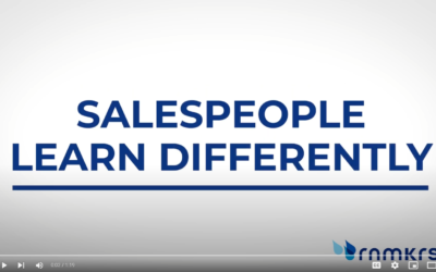Sales People Learn Differently